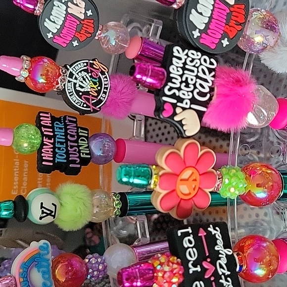 Colorful Focal Bead Pens Set of 6 - Picture 4 of 4